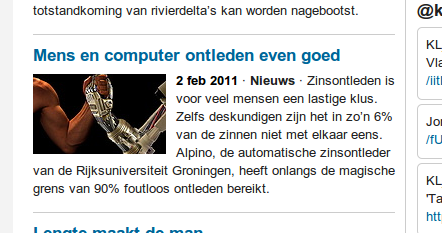 Kennislink, february 3, 2011